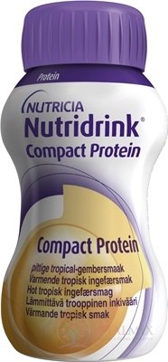 NUTRIDRINK COMPACT PROTEIN s príchuťou hrejivého zázvoru (inov.2022) 24x125 ml (3000 ml)